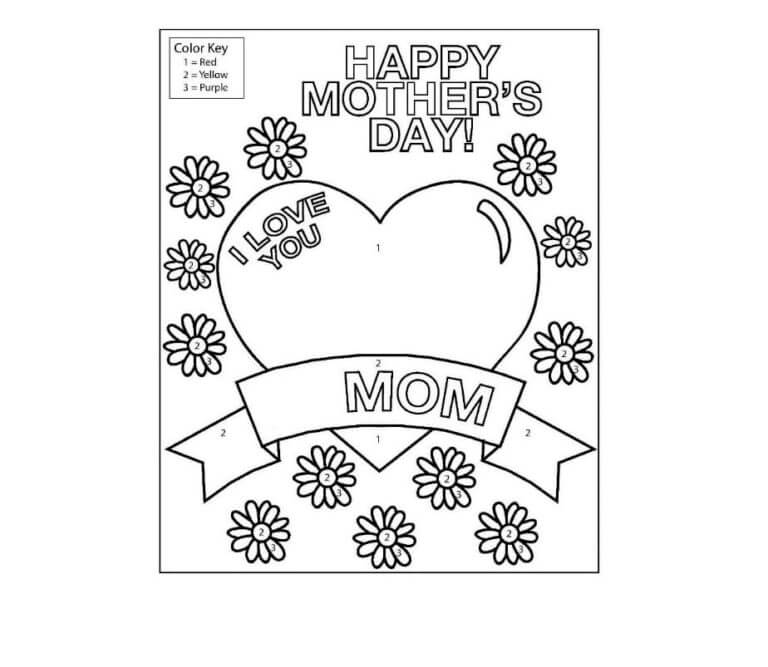 Color The Card With Matching Colors coloring page