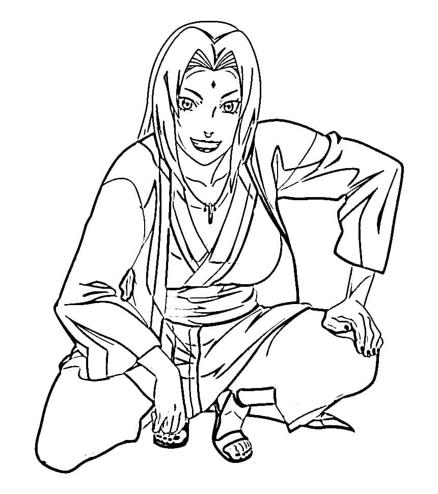 Cool Tsunade coloring page