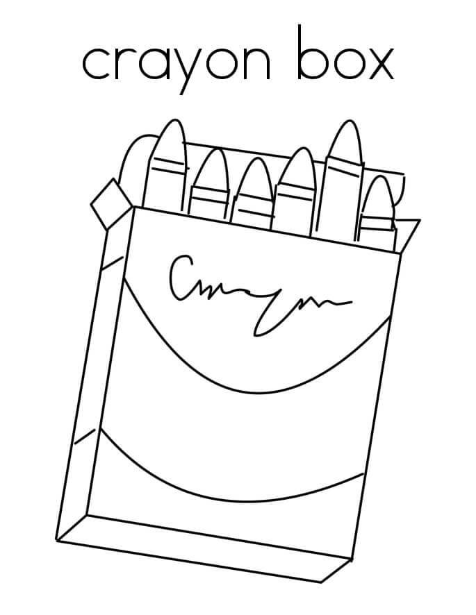 Crayon Boxing coloring page