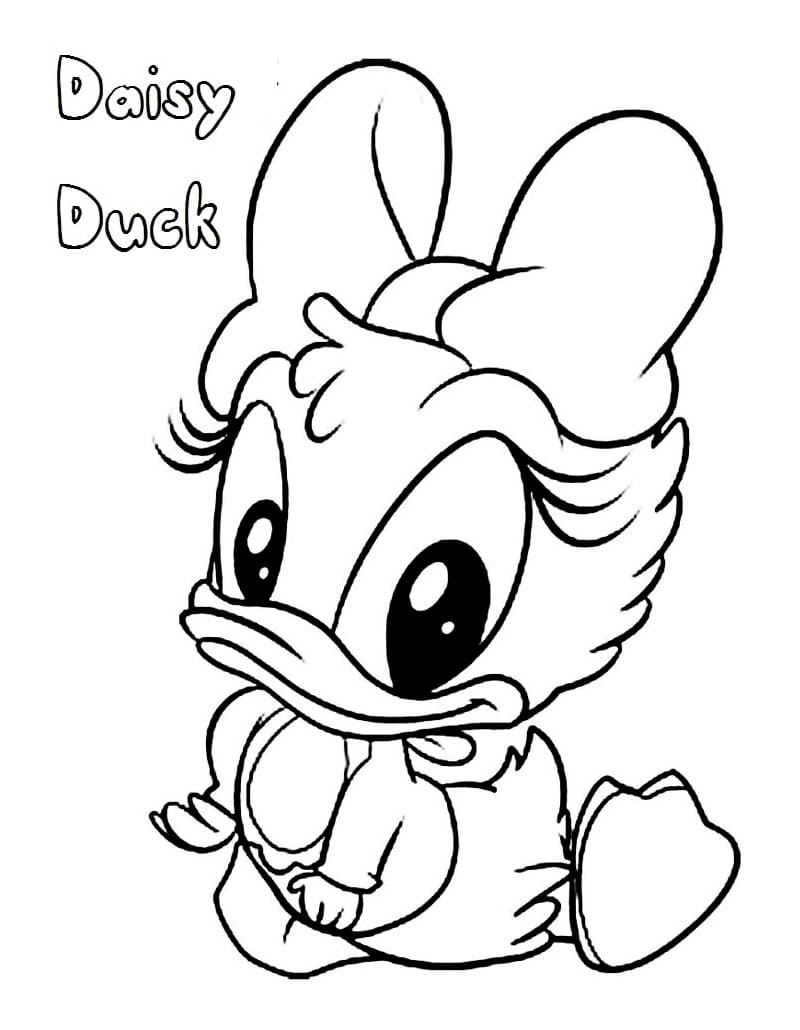 Baby Animal Coloring Pages - Best Coloring Pages For Kids | Animal coloring  pages, Cartoon coloring pages, Cute coloring pages