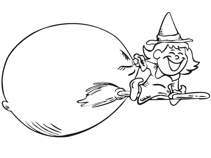 Cute Little Witch coloring page - Download, Print or Color Online for Free