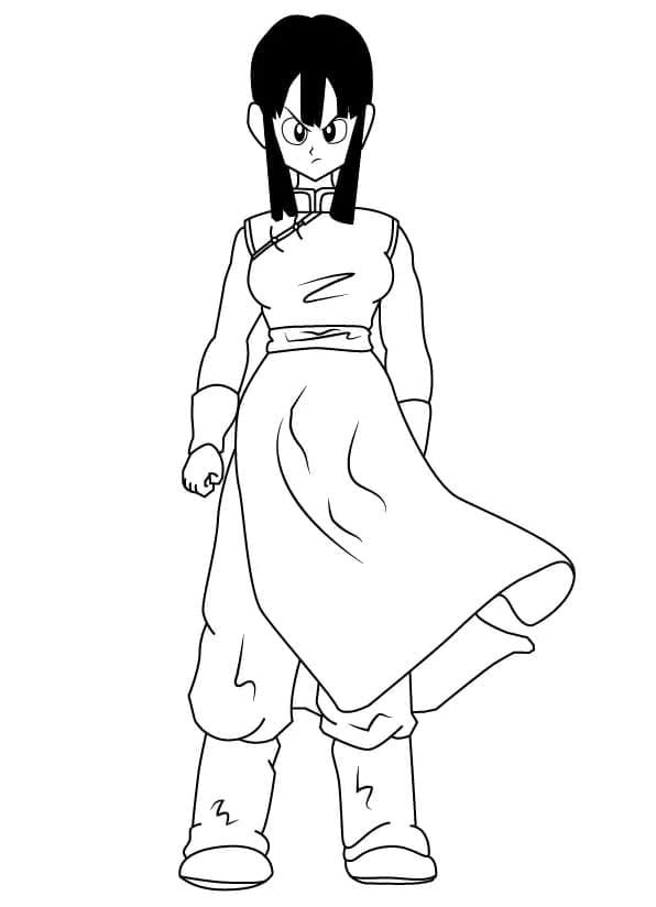 Dragon Ball Z Chi-Chi coloring page