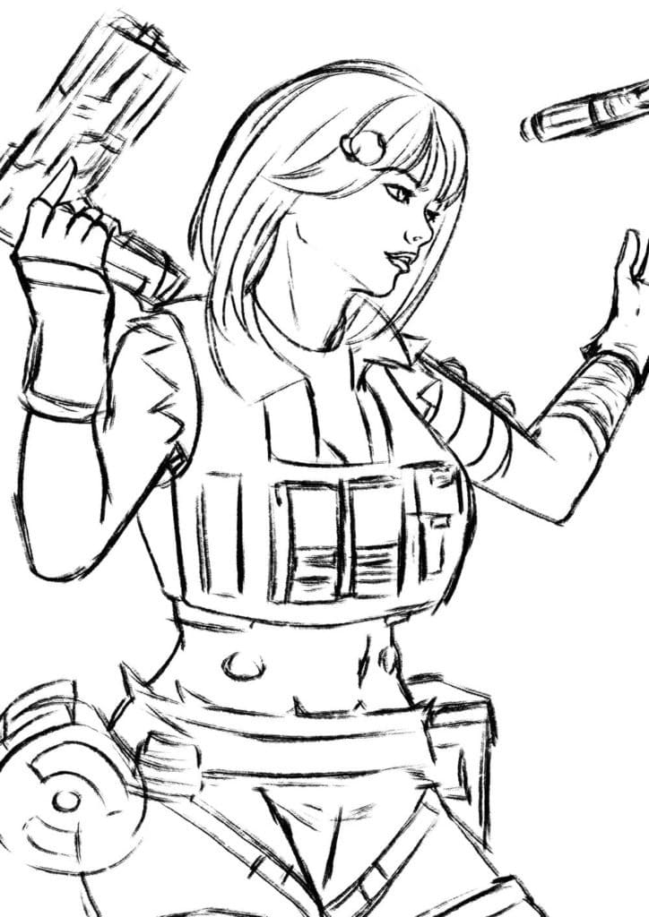Drawing of Apex Legends coloring page - Download, Print or Color Online ...
