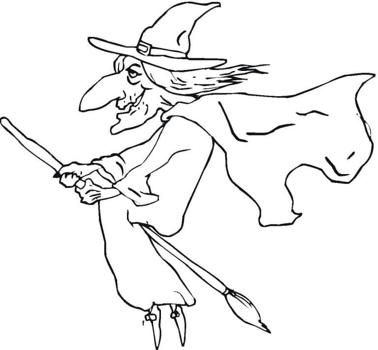 Drawing of Witch