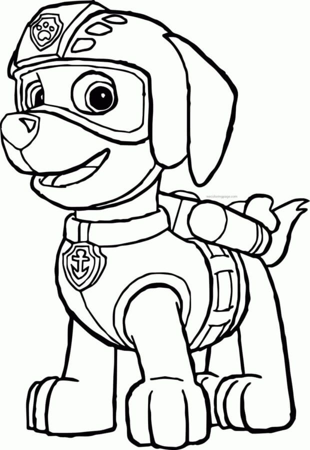 Drawing Zuma coloring page