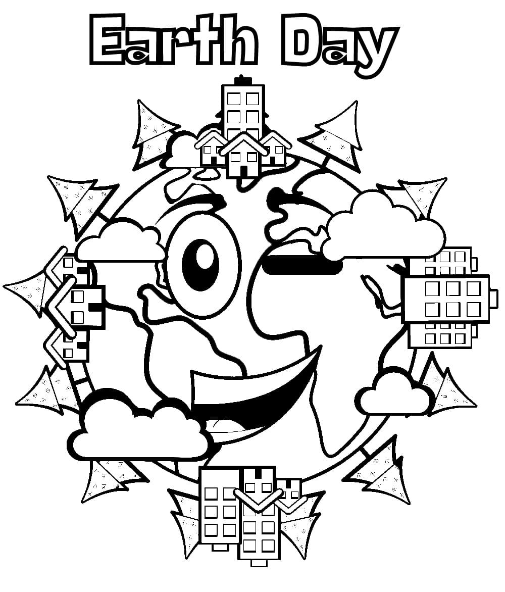 Earth Day Free Printable Coloring Page Download Print Or Color Online For Free