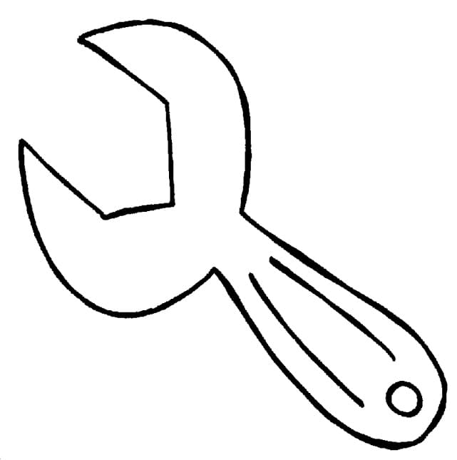 Easy Wrench coloring page