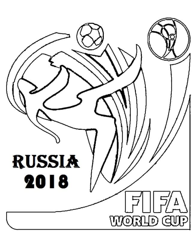 Fifa World Cup 2018 Coloring Page Download Print Or Color Online For Free