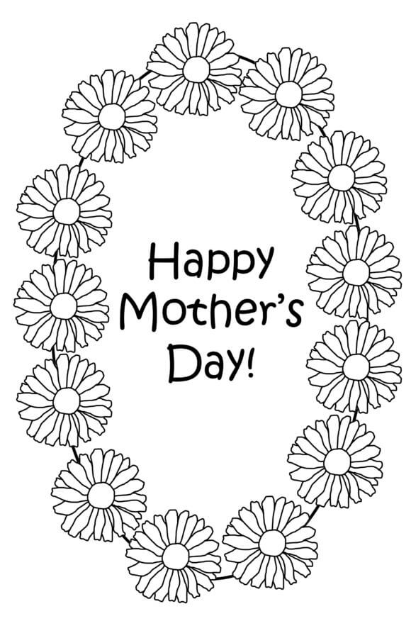 Flower Bud Necklace For Mom coloring page