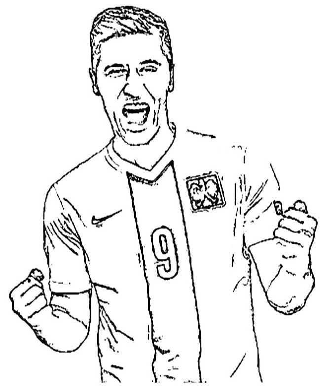 Football Player Robert Lewandowski