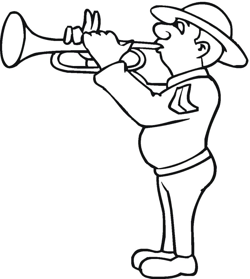 Free Drawing of Veterans Day coloring page