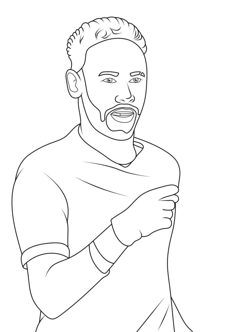 12+ Neymar Coloring Page