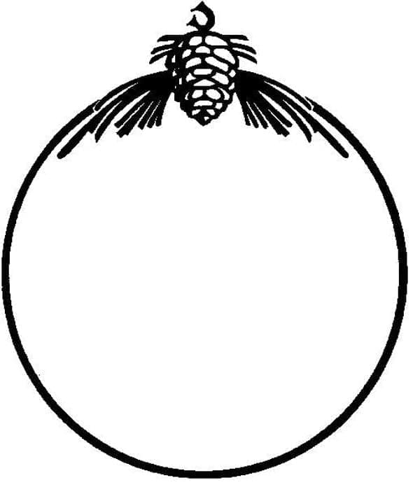 Free Ornament coloring page