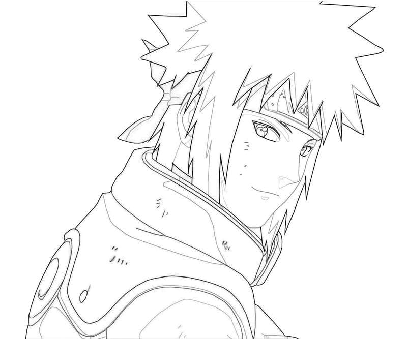 Free Printable Namikaze Minato coloring page - Download, Print or Color ...