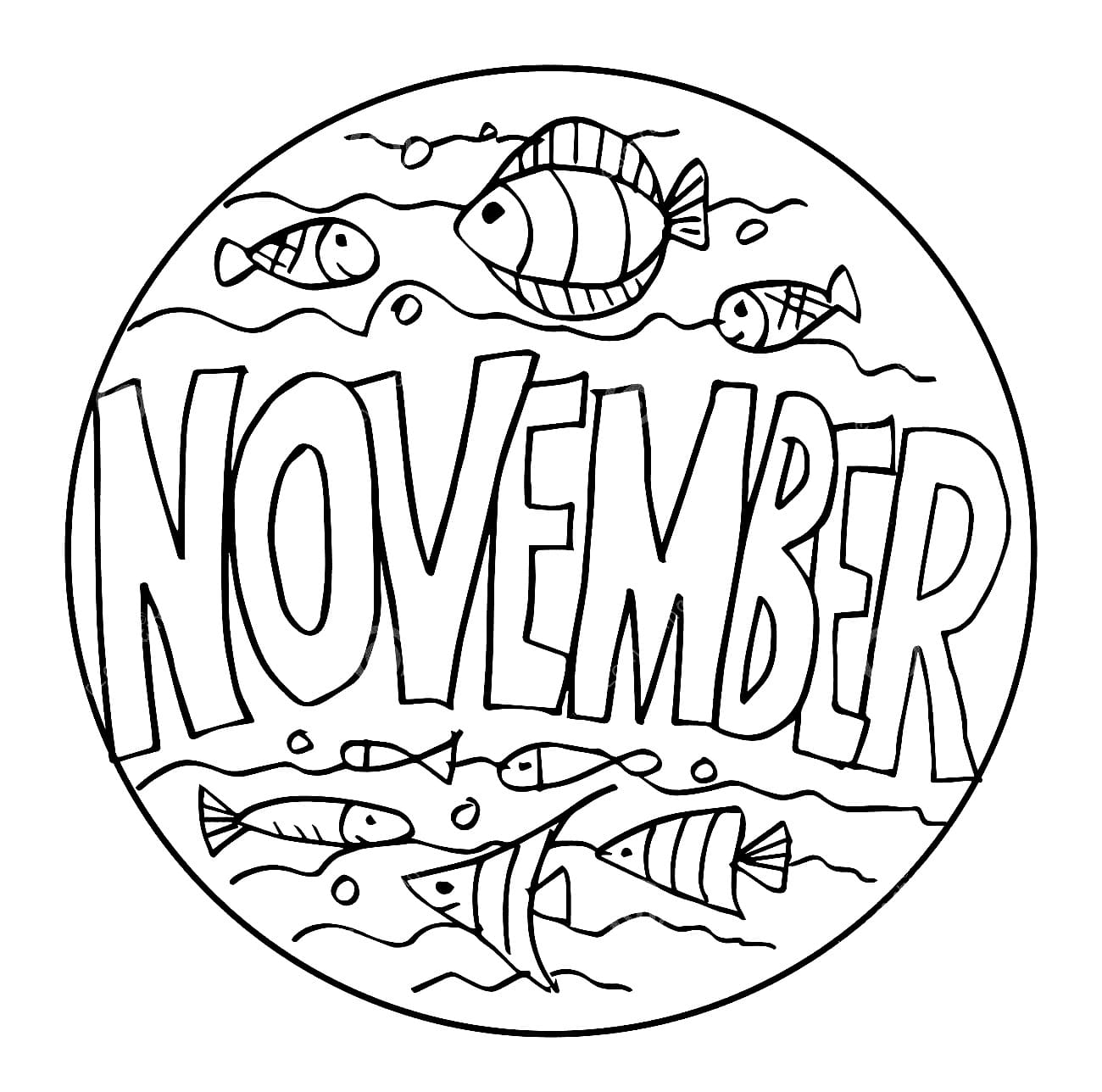 Free Printable November