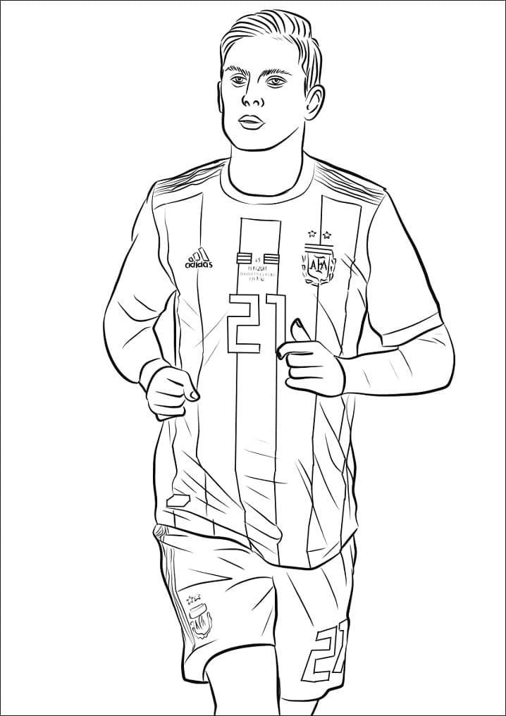 Free Printable Paulo Dybala