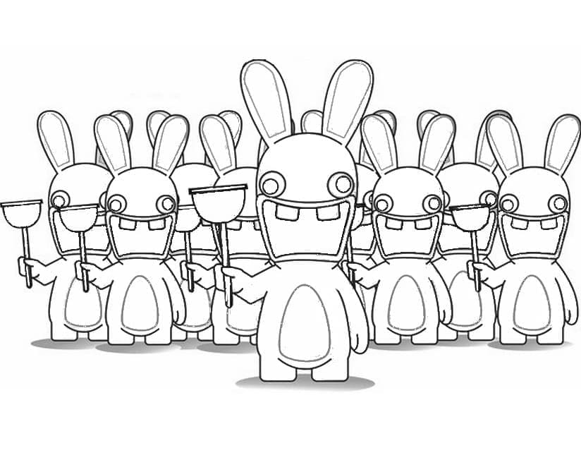 Free Printable Raving Rabbids