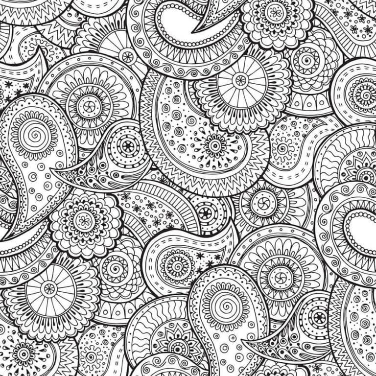 Free Relaxing coloring page