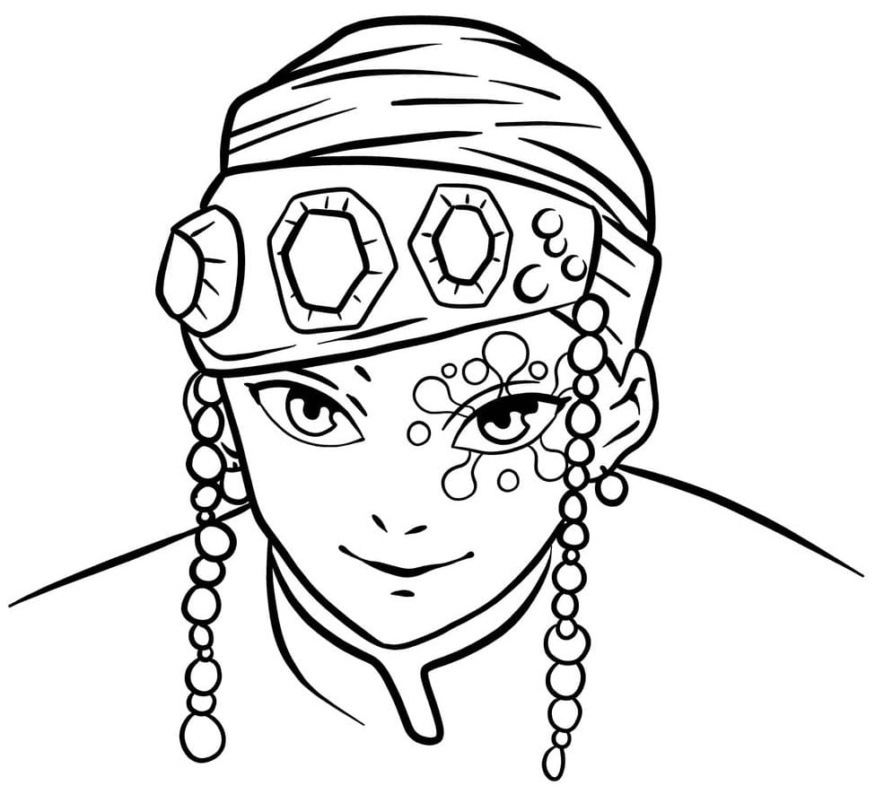 Free Tengen Uzui coloring page