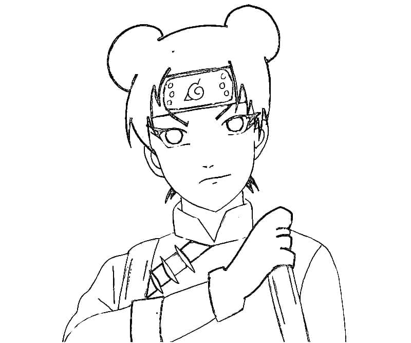 Free Tenten coloring page