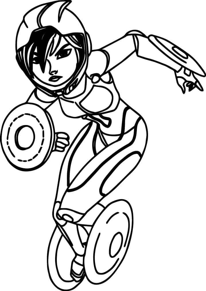 Gogo Tomato coloring page