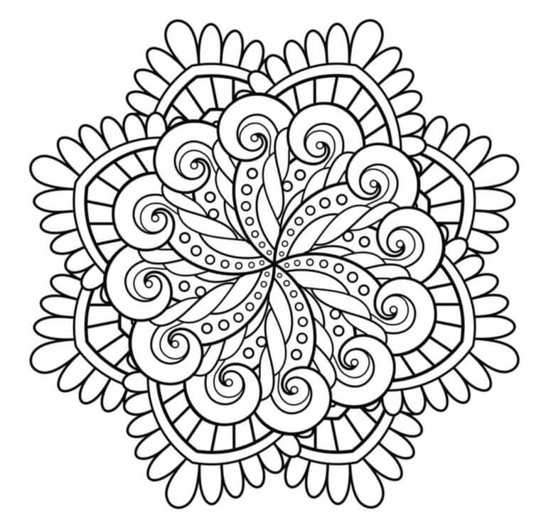 Good Relaxing coloring page