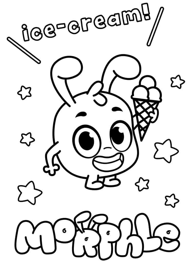 Happy Morphle Coloring Page Download Print Or Color Online For Free