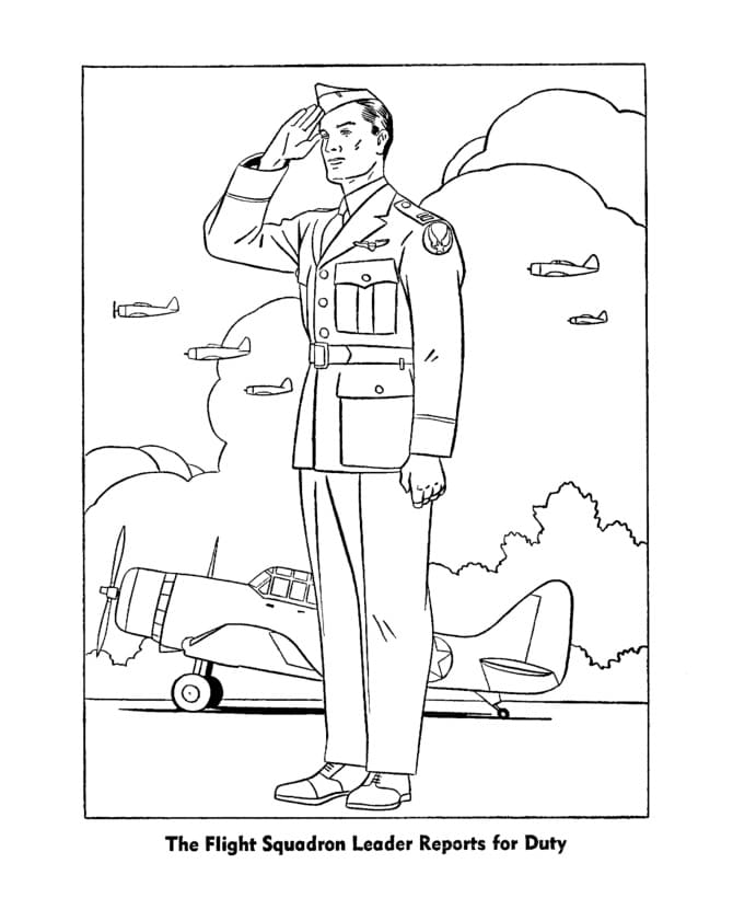 Happy Veterans Day Image coloring page