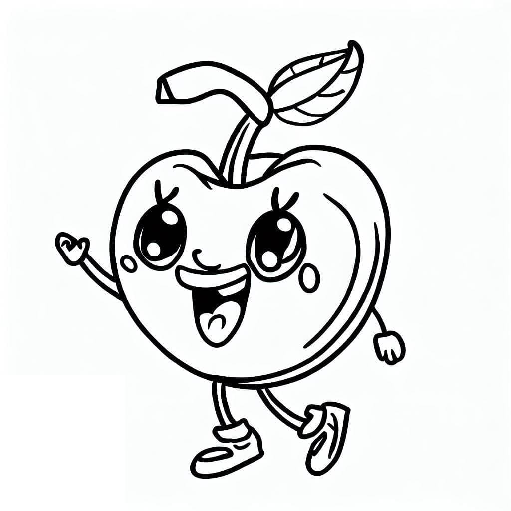 Hilarious Cherry coloring page - Download, Print or Color Online for Free