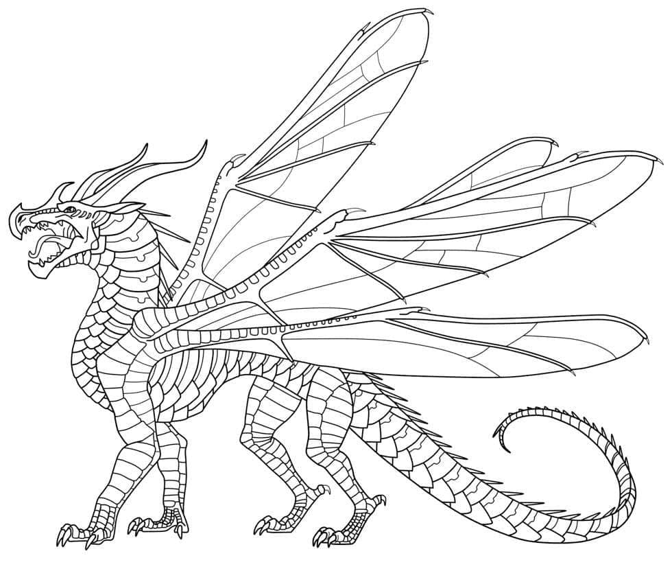 Hivewing Dragon coloring page - Download, Print or Color Online for Free
