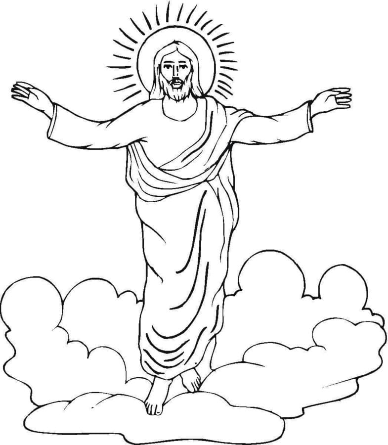 Jesus to Print coloring page