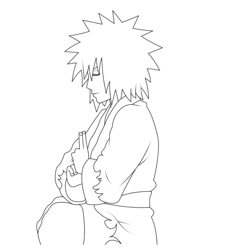 Jiraiya Free coloring page