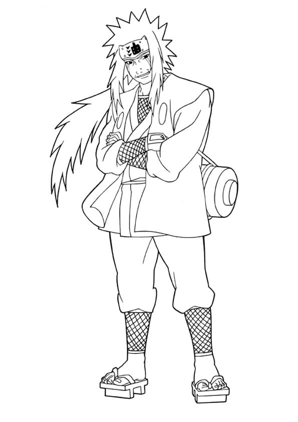 Jiraiya is Cool coloring page