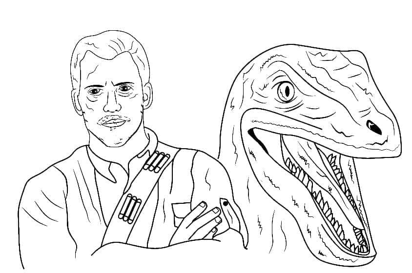 Jurassic World Owen Grady and Blue