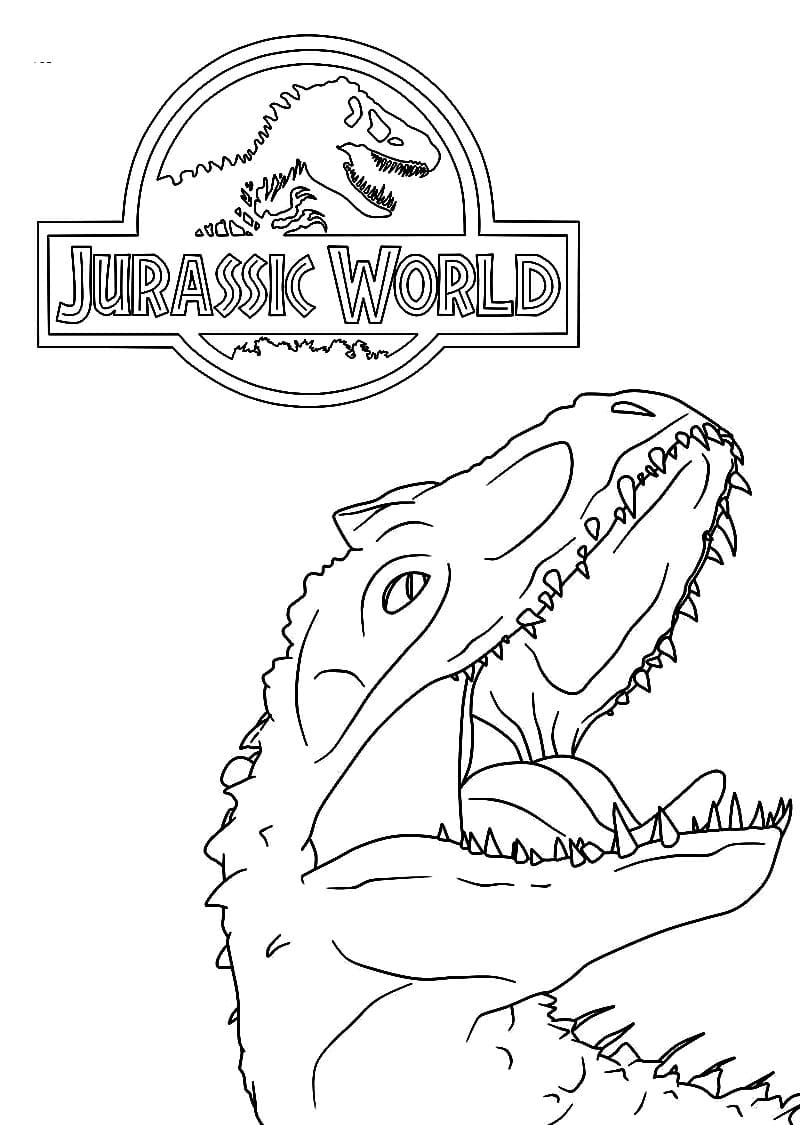 Jurassic World Printable For Kids Coloring Page Download Print Or