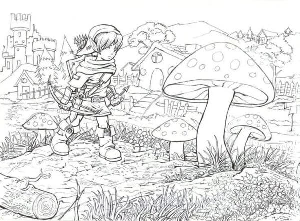 Link Travels Into A Fairy Tale World