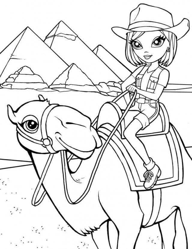 Lisa Frank and Butterflies coloring page - Download, Print or Color Online  for Free