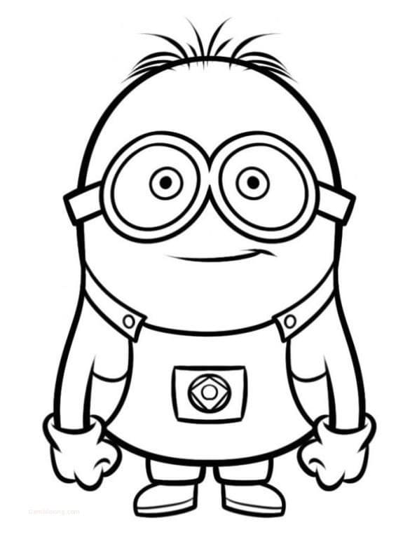 Minion for Toddler coloring page