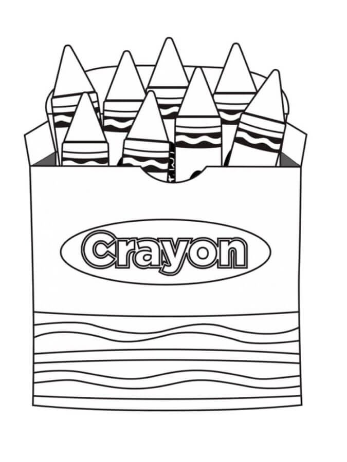 Multi-colored Stationery For Artists coloring page