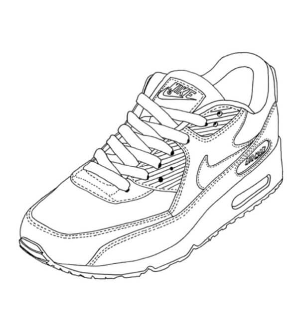 Nike Uses Special Production Technologies coloring page