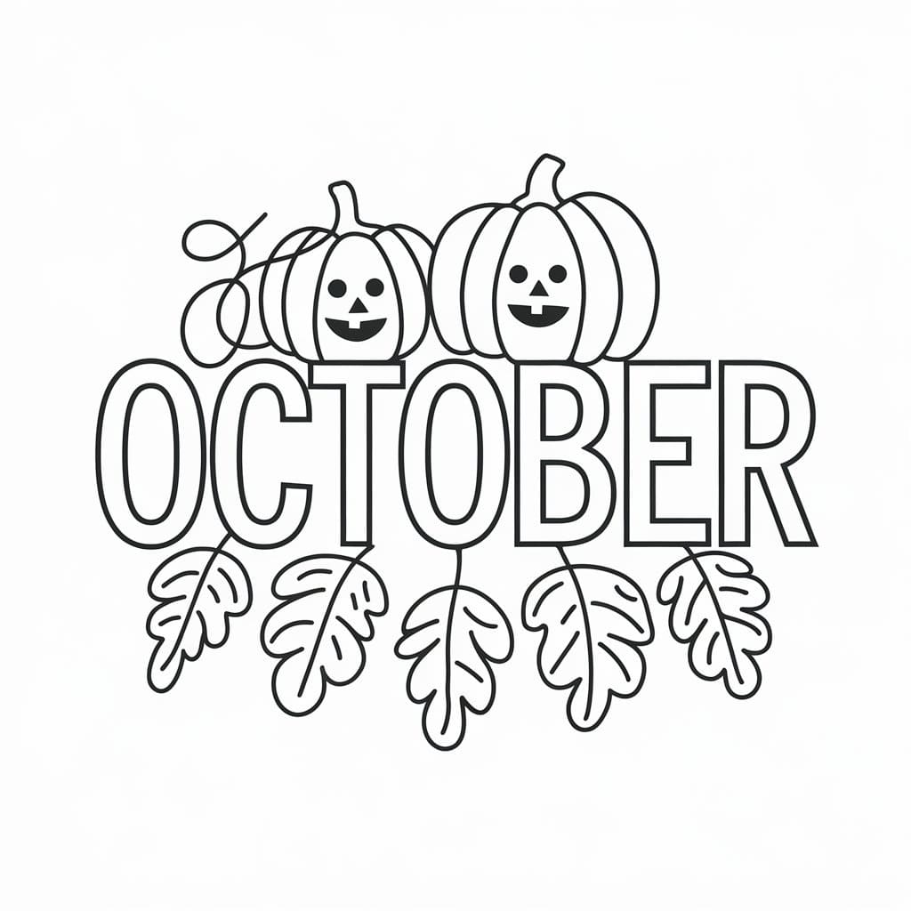 October with Pumpkins