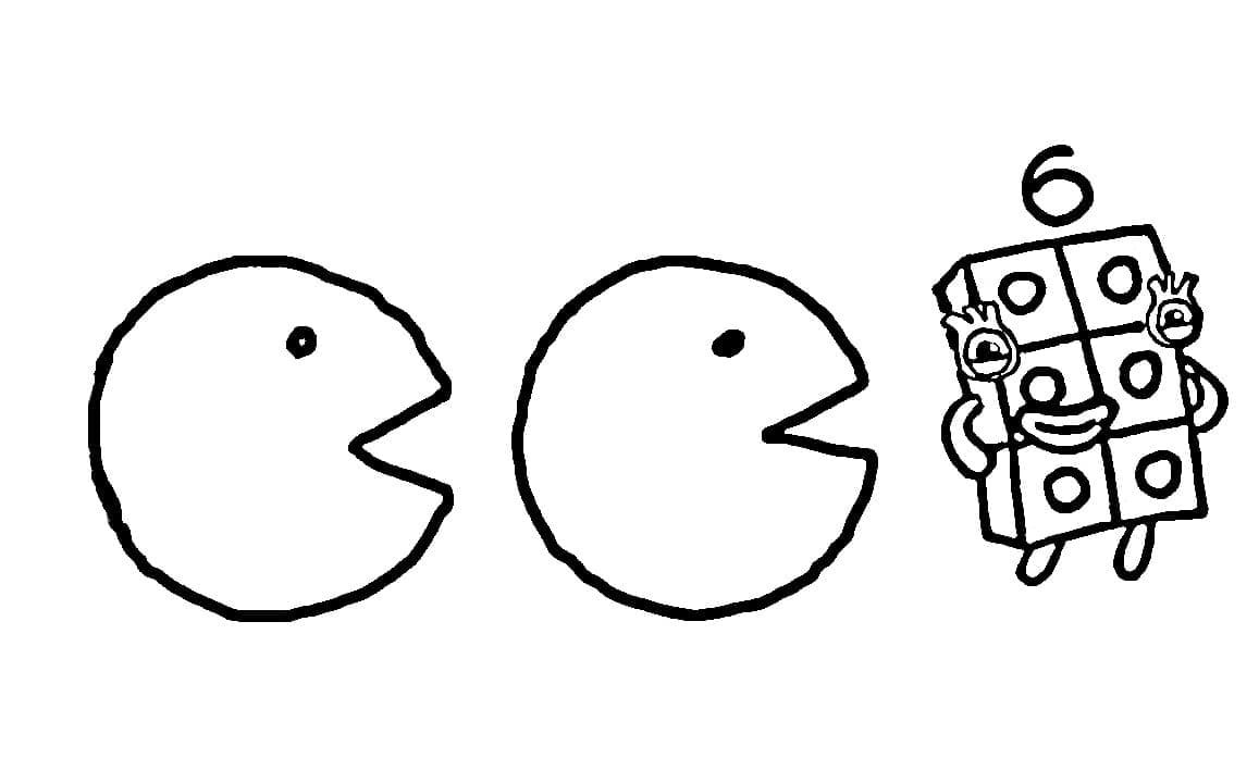 Pac Man Free coloring page - Download, Print or Color Online for Free