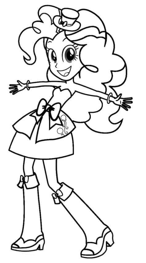 Pinkie Pie Is Ready For Every Party coloring page