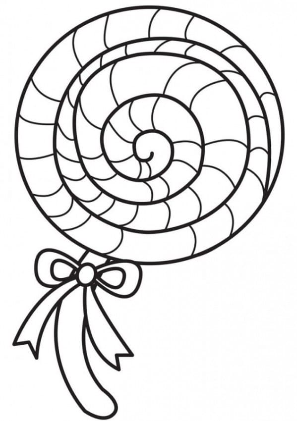 Print Lollipop coloring page