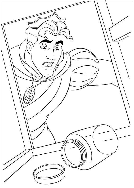 Print The Princess and the Frog coloring page