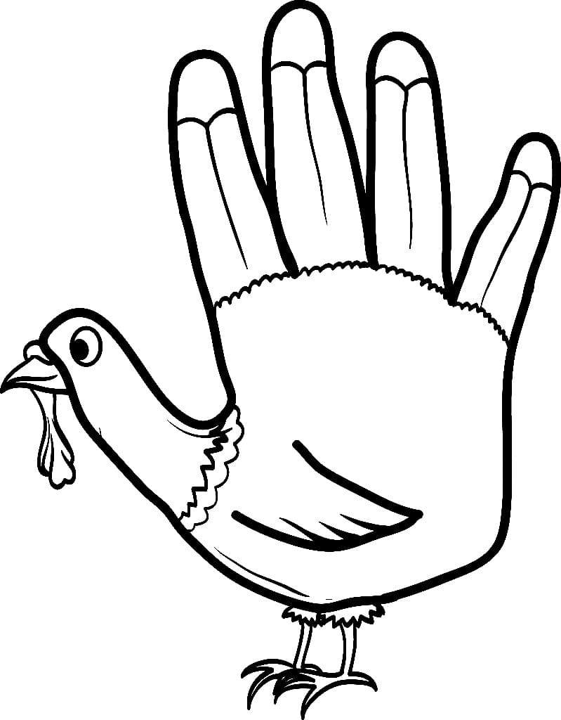 Print Turkey coloring page