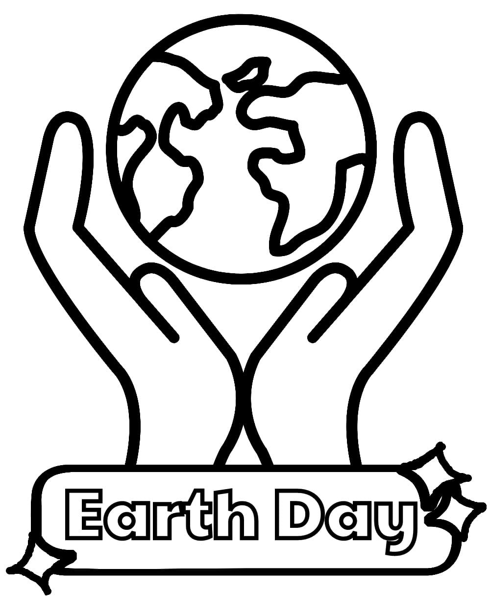 Printable Earth Day coloring page Download, Print or Color Online for