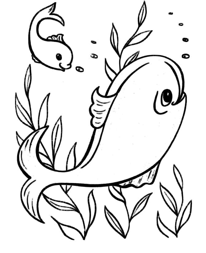 Printable Ocean coloring page