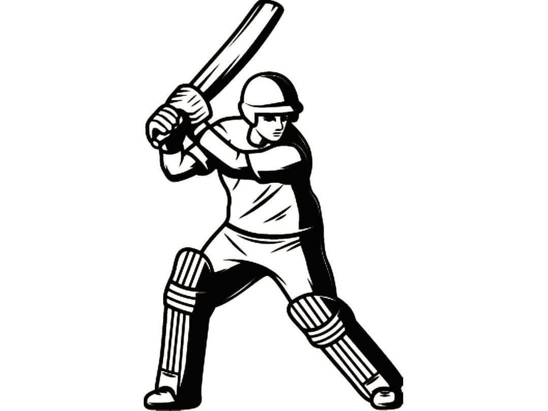 Free Printable Cricket Coloring Page