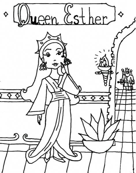 Printable Queen Esther